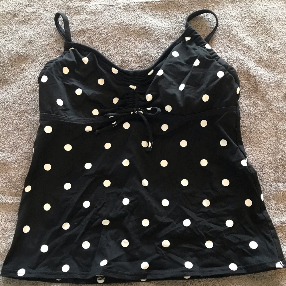 Lands End tankini swim top